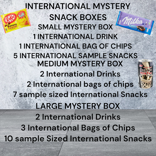 International Snacks Mystery Boxes